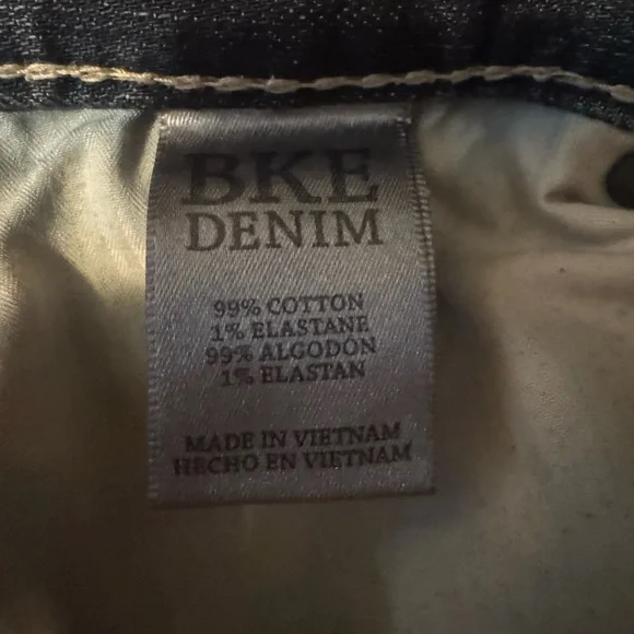 BKE Blue Straight Jeans Vintage Wash - Picture 4 of 4